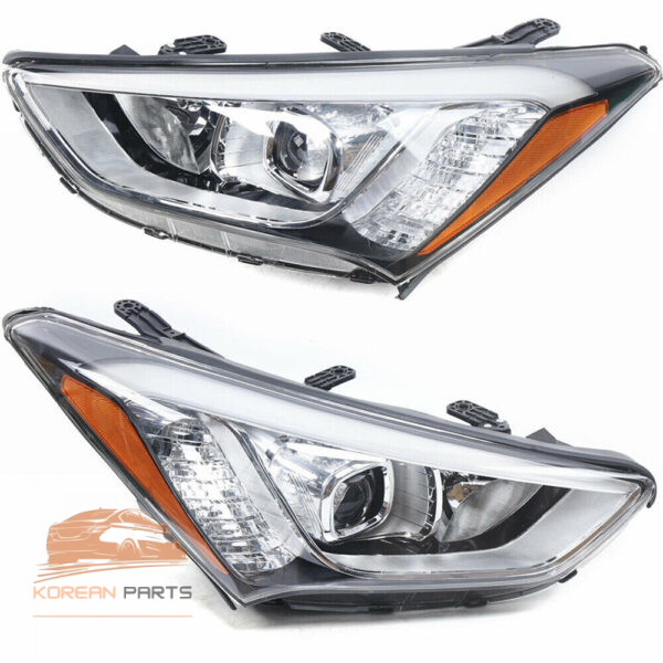 چراغ جلو هیوندای سانتافه استوک مدل 2013 تا 2016